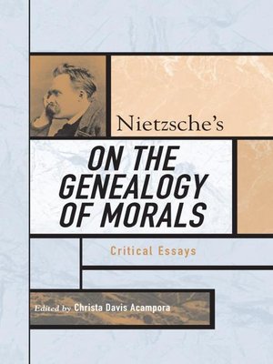 cover image of Nietzsche's On the Genealogy of Morals